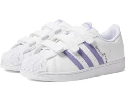 Adidas Originals Kids Superstar Cross Strap (Little Kid)