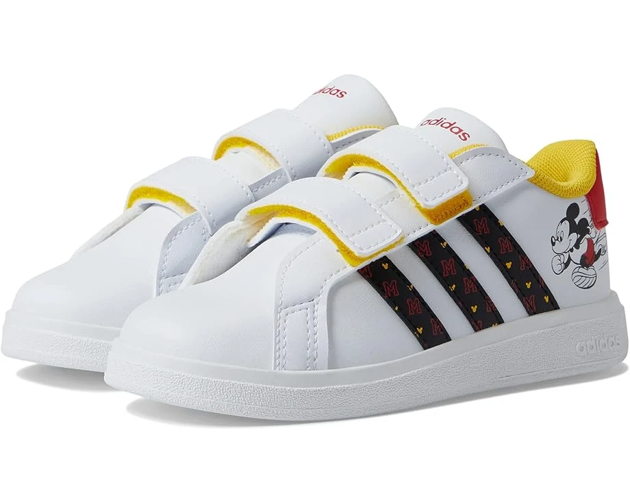 adidas Kids Grand Court 2.0 Mickey Mouse Cross Strap (Toddler) Adidas Kids Grand Court 2.0 Mickey Mouse Cross Strap (Toddler) -Kids Sports Shoes 61on6hLa6VL. AC SR920736