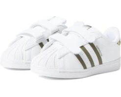 Adidas Originals Kids Superstar Cross Strap (Toddler)