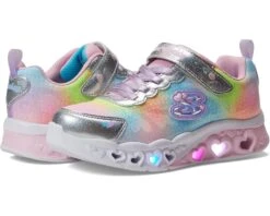 SKECHERS KIDS Sport Lighted - Flutter Heart Lights - Simply Love 302315L (Little Kid/Big Kid)