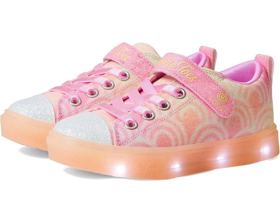 SKECHERS KIDS Twinkle Toe-Twinkle Sparks Ice - Dreamsicle 314782L (Little Kid) SKECHERS KIDS Twinkle Toe-Twinkle Sparks Ice - Dreamsicle 314782L (Little Kid) -Kids Sports Shoes