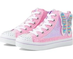 SKECHERS KIDS Flip Kicks - Twi-Lites 2.0 Butterfly Shine 314554L (Little Kid/Big Kid)