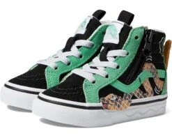 Vans Kids Sk8-Hi Reissue Side Zip Snake (Infant/Toddler)