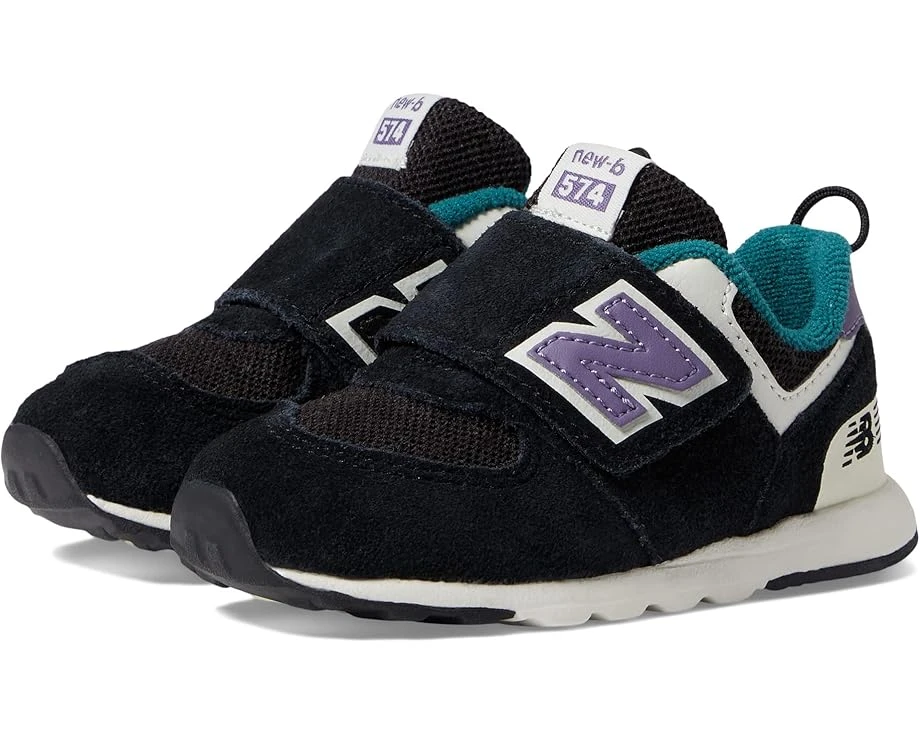 New Balance Kids 574 New-B Hook-and-Loop (Infant/Toddler) New Balance Kids 574 New-B Hook-and-Loop (Infant/Toddler) -Kids Sports Shoes